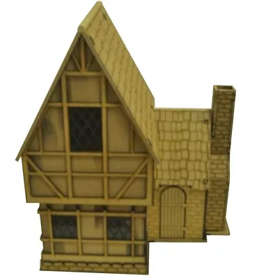 Wooden Made-to-order Tudor Dolls House 1/24 Scale. Assembly Required • £40