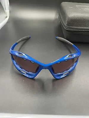 Oakley Pro Racing Jacket New Blue W/G30 Iridium Lenses New • $570