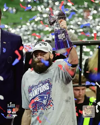 JULIAN EDELMAN Vince Lombardi Trophy SUPER BOWL LIII (53) 8x10 Photo PATRIOTS • $10.50