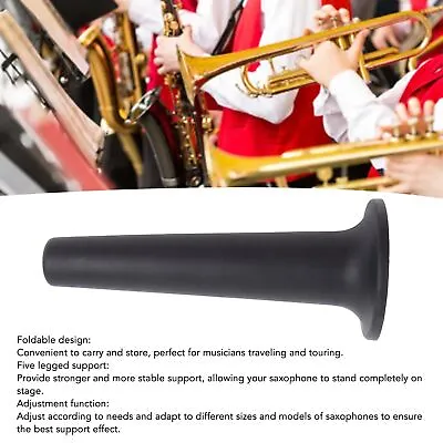 $23.12 • Buy Saxophone Holder 5 Legged Saxophone Stand Vertical Anti Slip Metal For Show