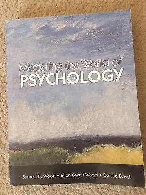 Mastering The World Of Psychology By Wood & Boyd (Softcover) With Study Card • $15.99