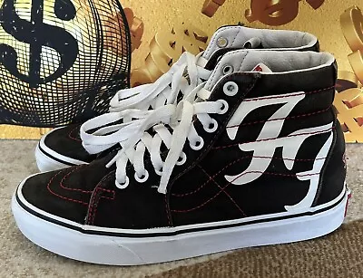 Vans X Foo Fighters SK8-HI LIMITED EDITION KISS Metallica US 5 Pre-Owned Rare • $120