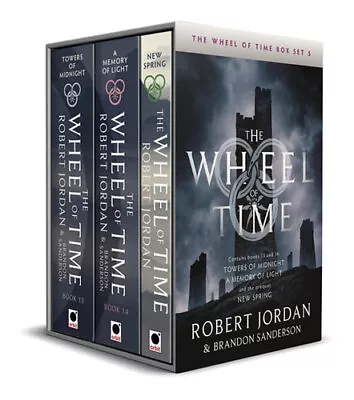 NEW The Wheel Of Time Box Set 5 By Robert Jordan Box Or Slipcased Free Shipping • $53.05