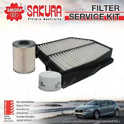 $56.95 • Buy Sakura Oil Air Fuel Filter Service Kit For Suzuki Grand Vitara JB 1.9 DDiS 05-on