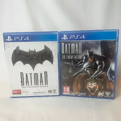 PS4 Batman The Telltale Series & The Enemy Within 2-Game Lot PlayStation 4 VGC • $74.95