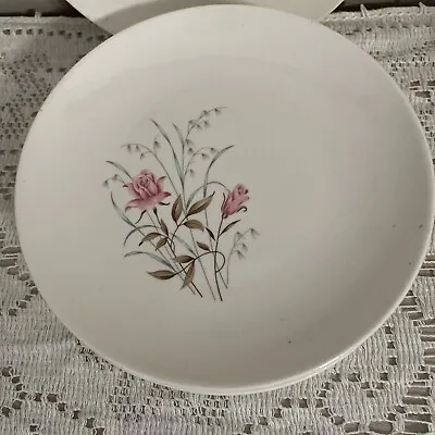 VTG  6” Replacement Salad Plate BY MT CLEMENS ROSE DESIGN Mint Condition • $8