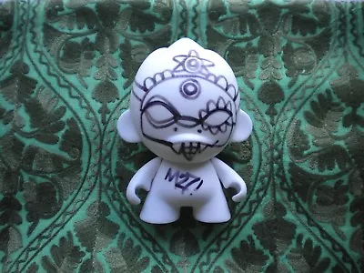 Marka27 Artist Sketched And Signed Munny! Kidrobot Dunny Urban Vinyl Art Toy • $39.99