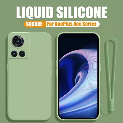 Liquid Silicone Shockproof Case For OnePlus ACE 10 9 8 Pro 11 9R 8T Phone Cover • $4.73