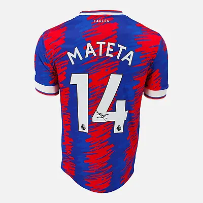 £241.99 • Buy Jean-Philippe Mateta Signed Crystal Palace Shirt 2022-23 Home [14]