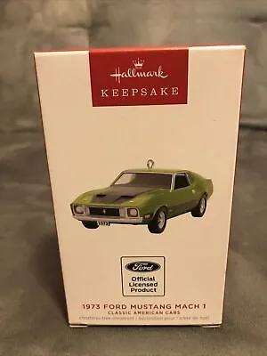 2023 Hallmark Keepsake 1973 Ford Mustang Mach 1  #33 Classic Cars Ornament • $16.93