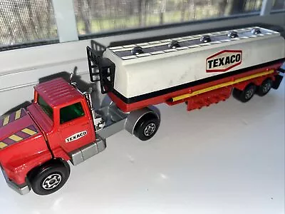 Vintage 1973 Matchbox Super Kings K-16 Ford LTS Series Texaco Articulated Tanker • $38