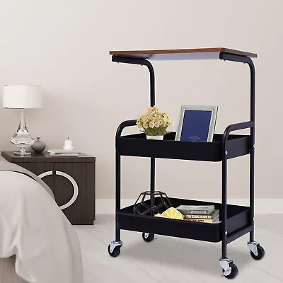 3 Tier Mobile Laptop Printer Cart Table Scanner Computer Desk Stand Home Office • $45