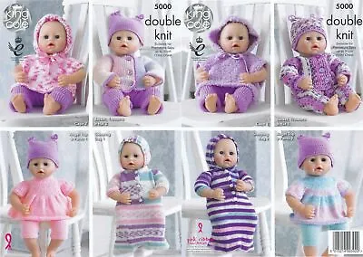 £3.95 • Buy King Cole Knitting Pattern Dolls Clothes / Premature Baby In DK - 5000