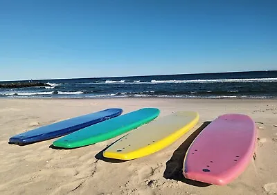 9ft Premium Foam Longboard Surfboard With Fins And Leash • $250