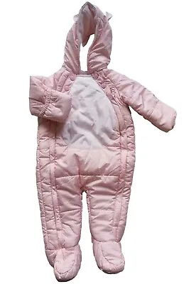  Baby Girl Pink M&S Snowsuit 3-6m  • £7.99