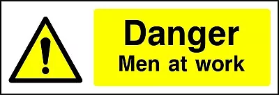 £2.45 • Buy SAFETY SIGN General Warnings - Self Adhesive Waterproof Exterior Vinyl Sticker