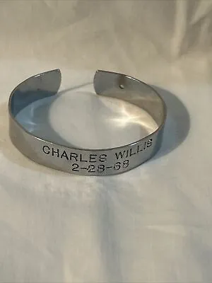 Vietnam War POW MIA Bracelet Civilian Charles Willis 2-28-68 Released 3-27-73 • $69.99