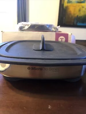 Tupperware MicroPro Grill Micro Pro Series For Microwave Grilling NEW IN BOX • $99