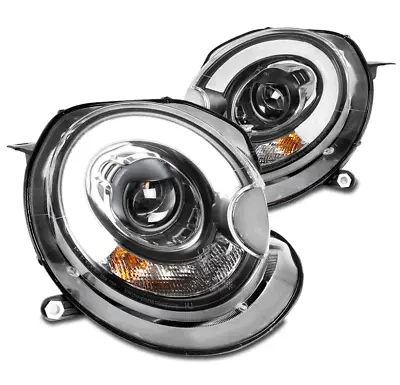 For 07-13 Mini Cooper S Clubman R55 R56 LED Tube Projector Headlights Lamp Black • $281.95