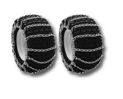 OakTen Set Of Two Tire Chain Fits 12x4x6 4.1x3.5x6 4.10-6NHS 2-Link • $40.99