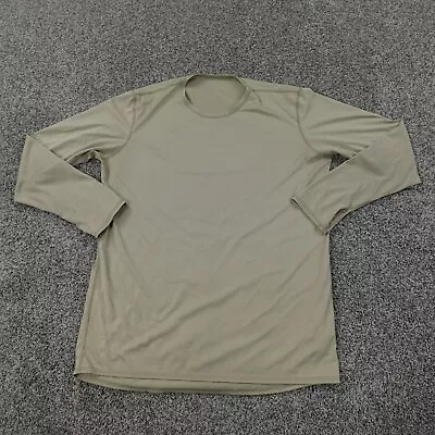 Military Shirt Mens Medium Beige Cold Weather Gen III Baselayer Undershirt Army • $34.99