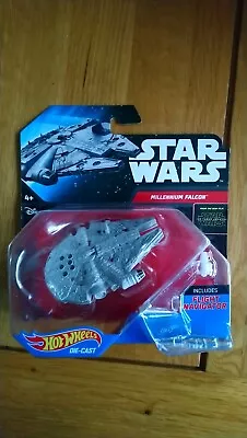 Star Wars Hot Wheels Die Cast Millennium Falcon • £5.99