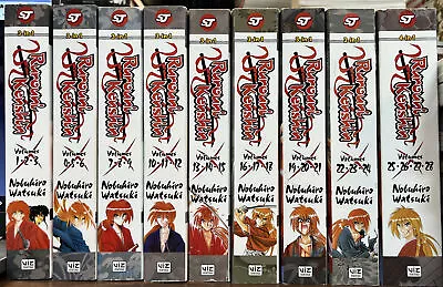 Rurouni Kenshin 1-9 Omnibus (1-28) Manga Complete New English 10 • $125.01
