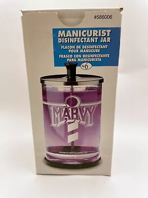 Marvy No 6 Manicurist Disinfectant Glass Jar 25 Oz • $8.07