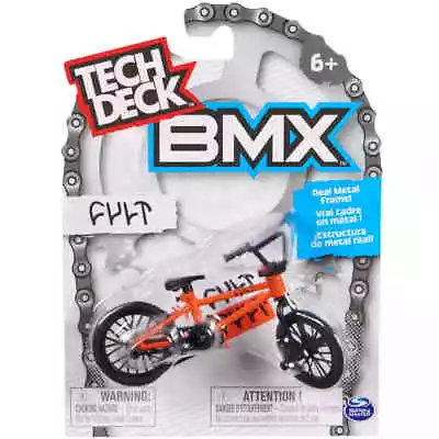 Tech Deck Single Pack BMX - Cult (Orange & Black) • $25.15