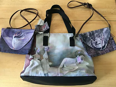 Dance Gallery RitmodiVita Ballerina Ballet Design Tote Crossbody Handbag • $11.25