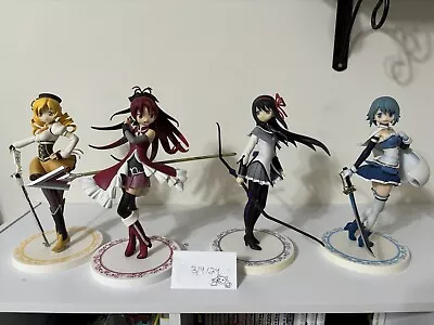 Banpresto LOT OF 4 Madoka Magica SQ Mami Sayaka Kyoko Homura USED - Read! • $100