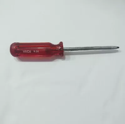 $12.80 • Buy Vintage VACO R20 Screwdriver Square USA 