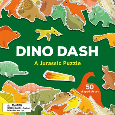 Dino Dash: A Jurassic Puzzle (Magma For Laurence King) By Caroline Selmes • $20.28