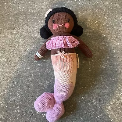 Cuddle & Kind Maya Mermaid 14” Plush Knit Stuffed Toy African American • $19.99