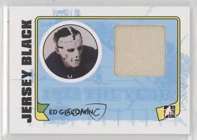 2009-10 ITG 1972 The Year In Hockey Jersey Black Ed Giacomin #M-11 HOF • $23.54