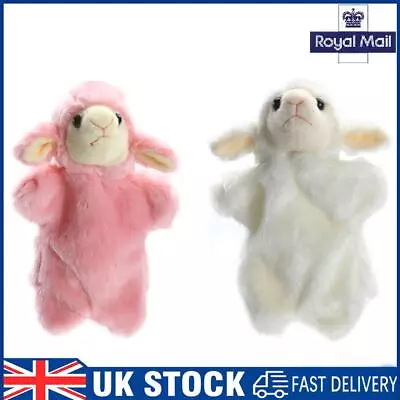 Cute Sheep Soft Animal Hand Puppets Kids Toy For Toddlers And Kids For Role Play • £6.69