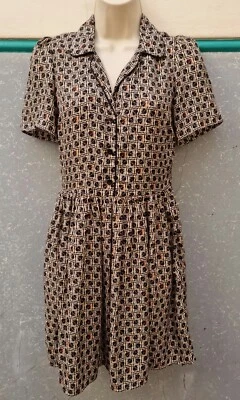£3.99 • Buy Top Shop Mini Patterned Summer Tea Dress UK Size 8 