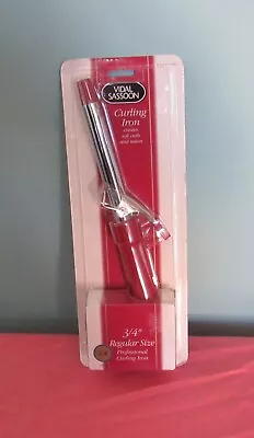 Vidal Sassoon Professional Curling Iron Wand 3/4  Regular Size New & Sealed • $17.99