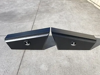 Pair Of Black Aluminium Under Tray Underboay Ute Truck Tool Box 950 X 200x 440 • $450