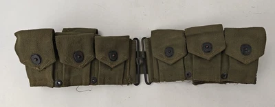 $25.99 • Buy WWII WW2 USMC US MARINE Corps Stamped Cartridge Web Belt