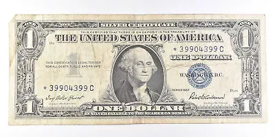 ERROR Replacement *Star* 1957 $1 Silver Certificate Note - Tough *568 • $3.95