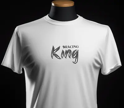 Racing KING Men T-shirts Drivers Cars Race Lovers Boyfriend Birthday Gift F1 • £7.49