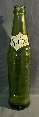 Vintage Sprite ~ 10 Oz Dimpled Green Glass Bottle ~ Rocky Mountain National Park • $20