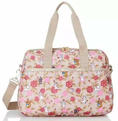 Lesportsac Disney Aristocat Marie G991 HARPER BAG Weekender Duffel Tote Purse • £100.43