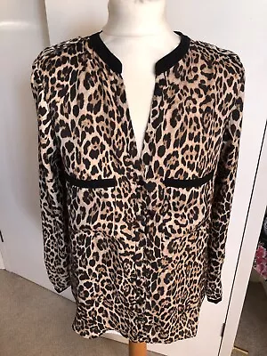 Zara Leopard Shirt . Size M • £11.99