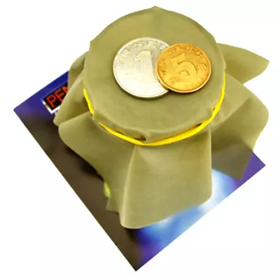 £4.45 • Buy Coin Penetration Dish Coin Thru Rubber Sheet Into Cup Black Hole Magic Tr F2