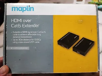 Maplin Hdmi Over Cat5-6 Super Extender Package • £29