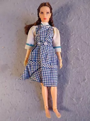 Wizard Of Oz Dorothy Doll 1972 8” Figure W Blue Gingham Dress Mego Corp Vintage • $13.50