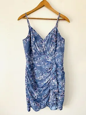 $29 • Buy Forever New Size 12 Blue Floral Dress