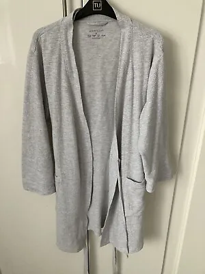 Primark Womens Grey Waffle Dressing Gown Size Small • £2